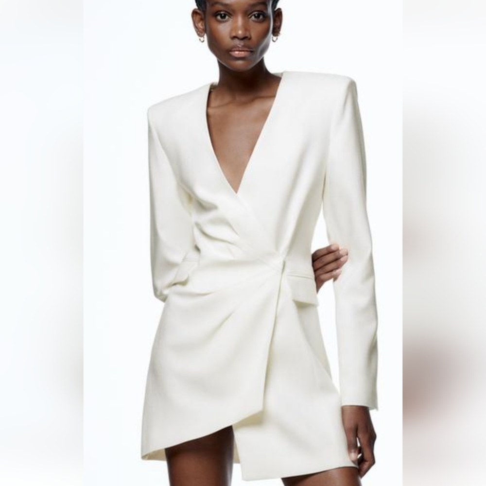 Zara draped dress/blazer